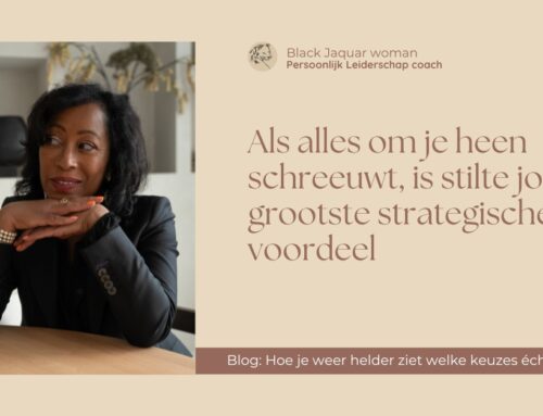 Als alles om je heen schreeuwt, is stilte jouw grootste strategische voordeel