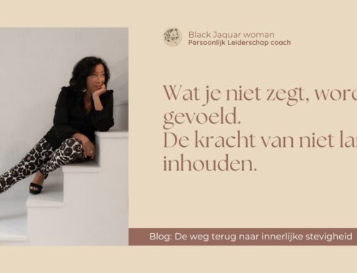 De weg terug naar innerlijke stevigheid.
