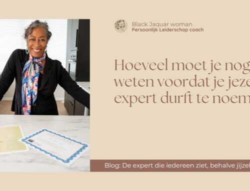 Hoeveel moet je nog weten voordat je jezelf expert durft te noemen.